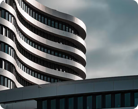 Modern architectural building